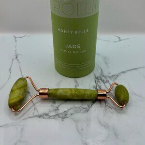 Honey Bell Massager Jade Roller Skin Care for Face, Eyes, Neck, Relieve Wrinkles